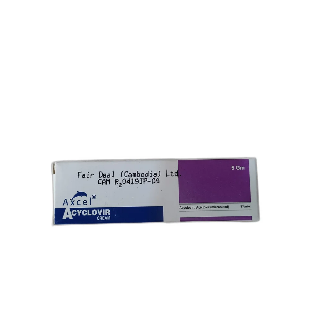 Axcel Acyclovir — available at pharmacies in Cambodia on PharmKulen