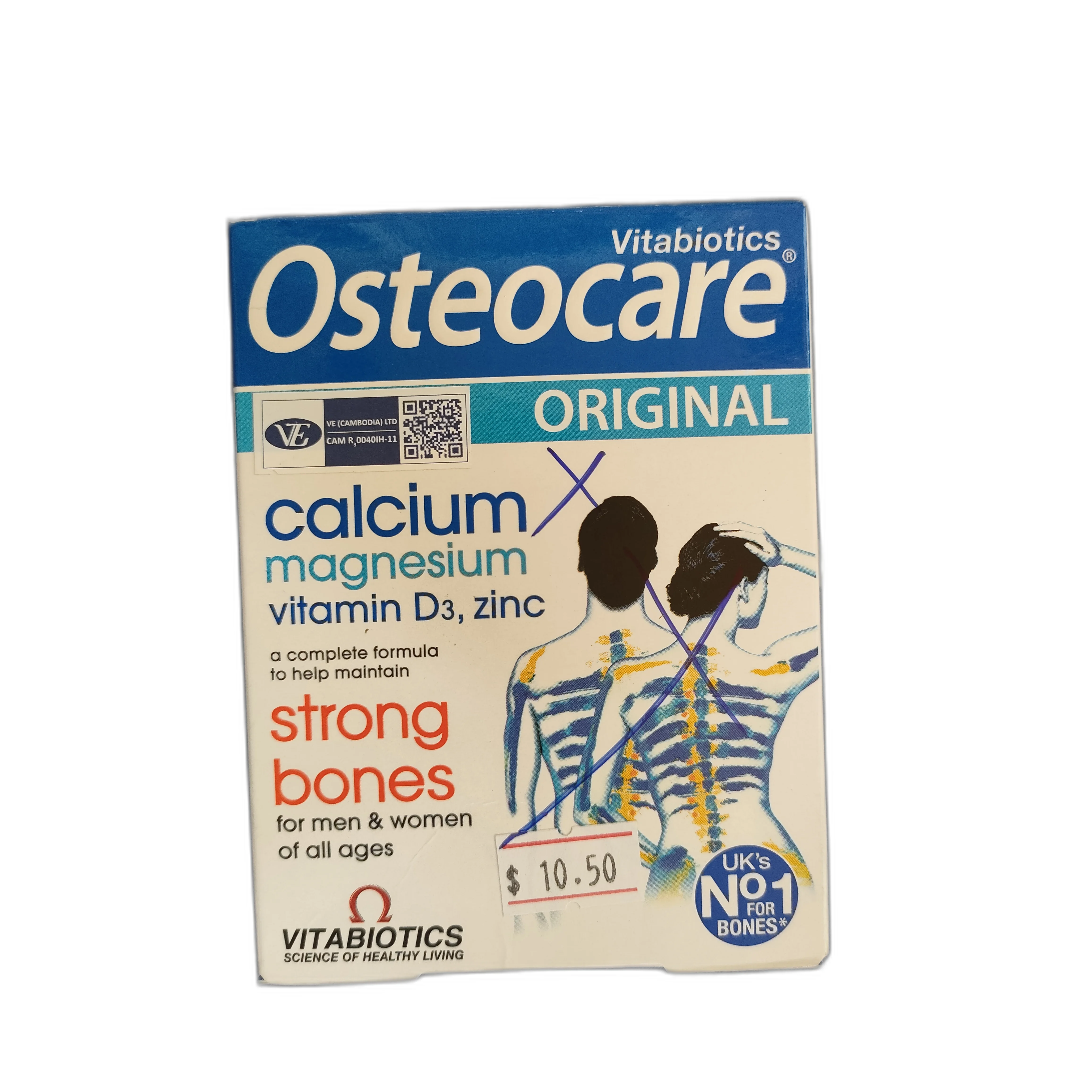 Osteocare Original — available at pharmacies in Cambodia on PharmKulen