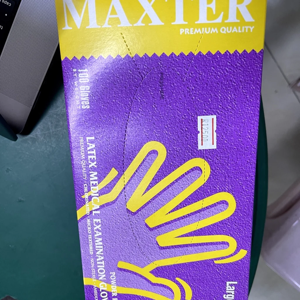Premium Latex Medical Examination Gloves — available at pharmacies in Cambodia on PharmKulen