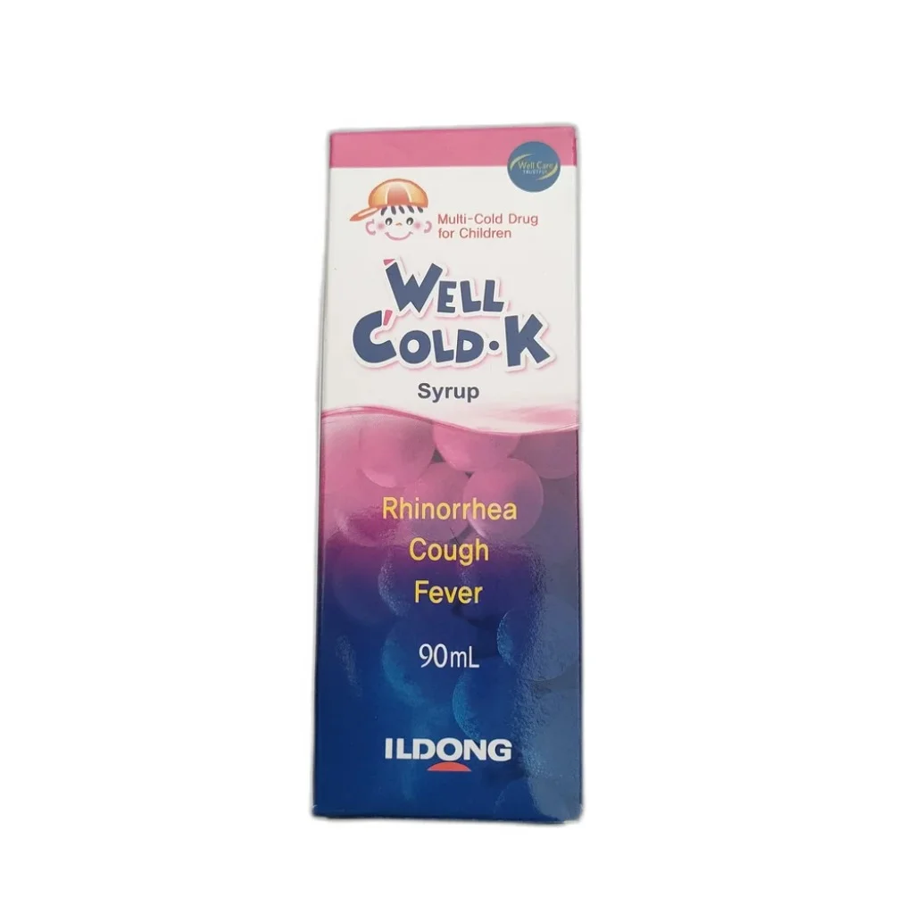 Well Cold-K — available at pharmacies in Cambodia on PharmKulen