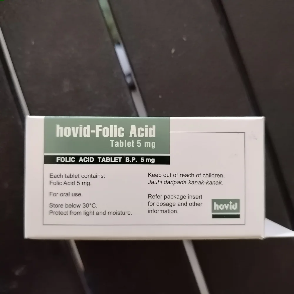 Hovid-Folic Acid — available at pharmacies in Cambodia on PharmKulen