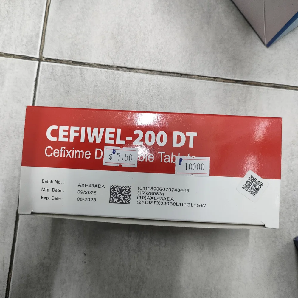 Cefiwel-200 DT — available at pharmacies in Cambodia on PharmKulen
