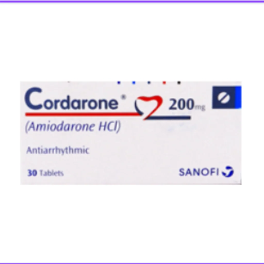 Cordarone 200mg Tablet (Amiodarone) — available at pharmacies in Cambodia on PharmKulen