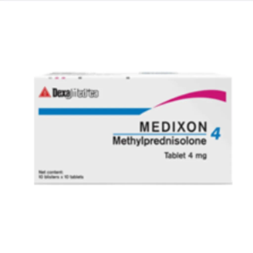 Medixon 4mg (Methylprednisolone) — available at pharmacies in Cambodia on PharmKulen
