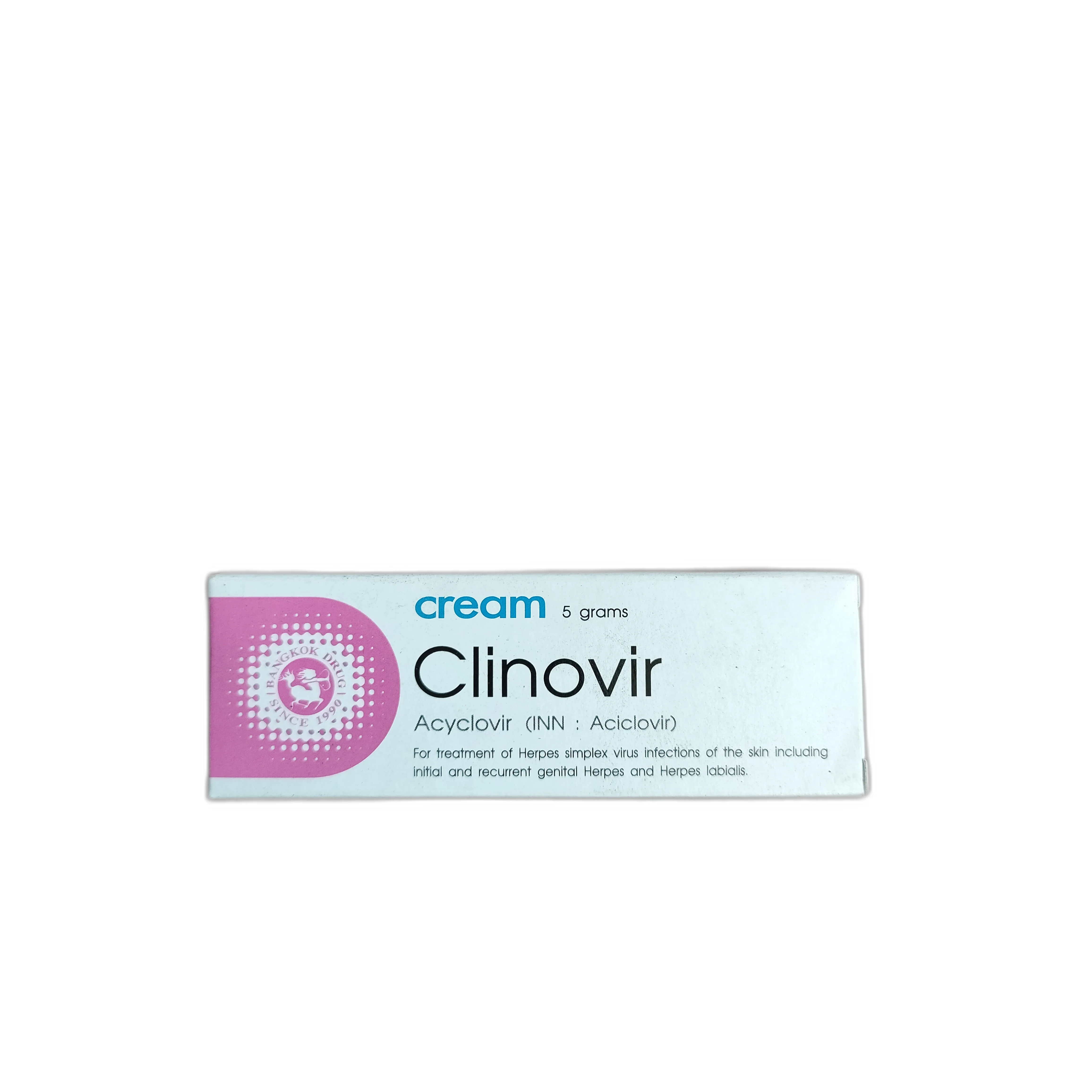 Clinovir Cream — available at pharmacies in Cambodia on PharmKulen