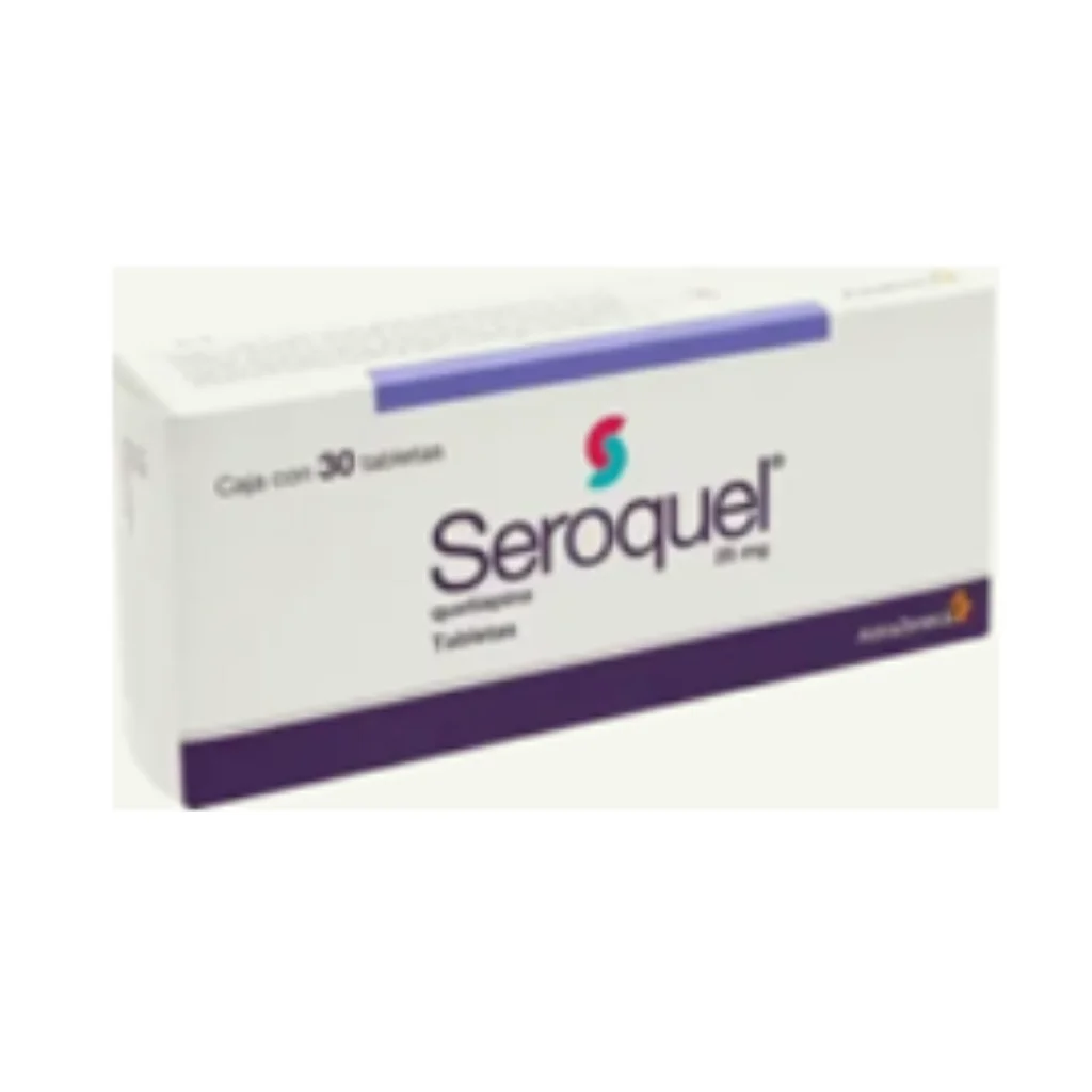 Seroquel 25mg (Quetiapine) — available at pharmacies in Cambodia on PharmKulen