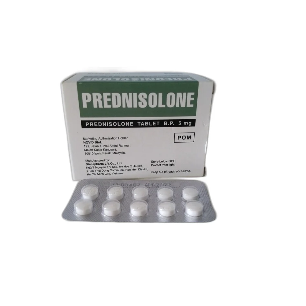 Prednisolone — available at pharmacies in Cambodia on PharmKulen