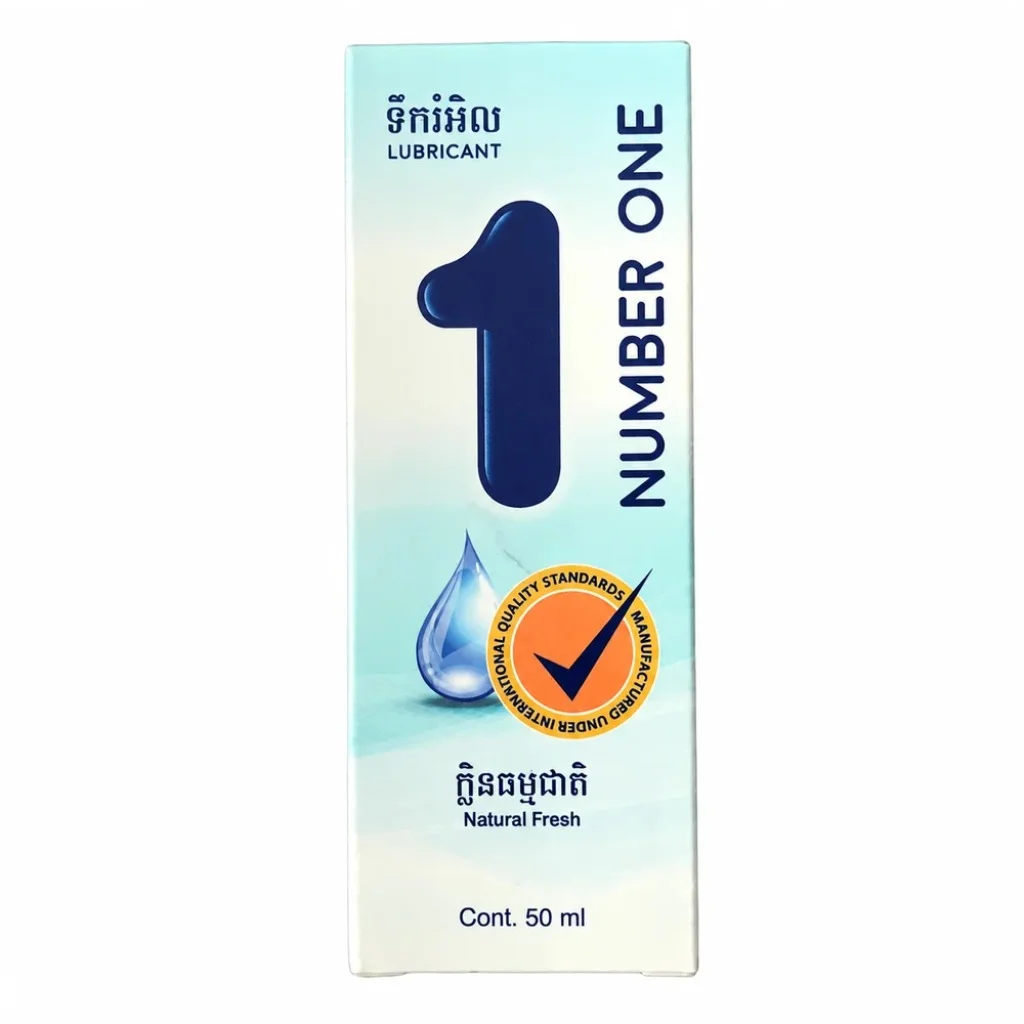 Number 1 Lubricant Natural Fresh — available at pharmacies in Cambodia on PharmKulen