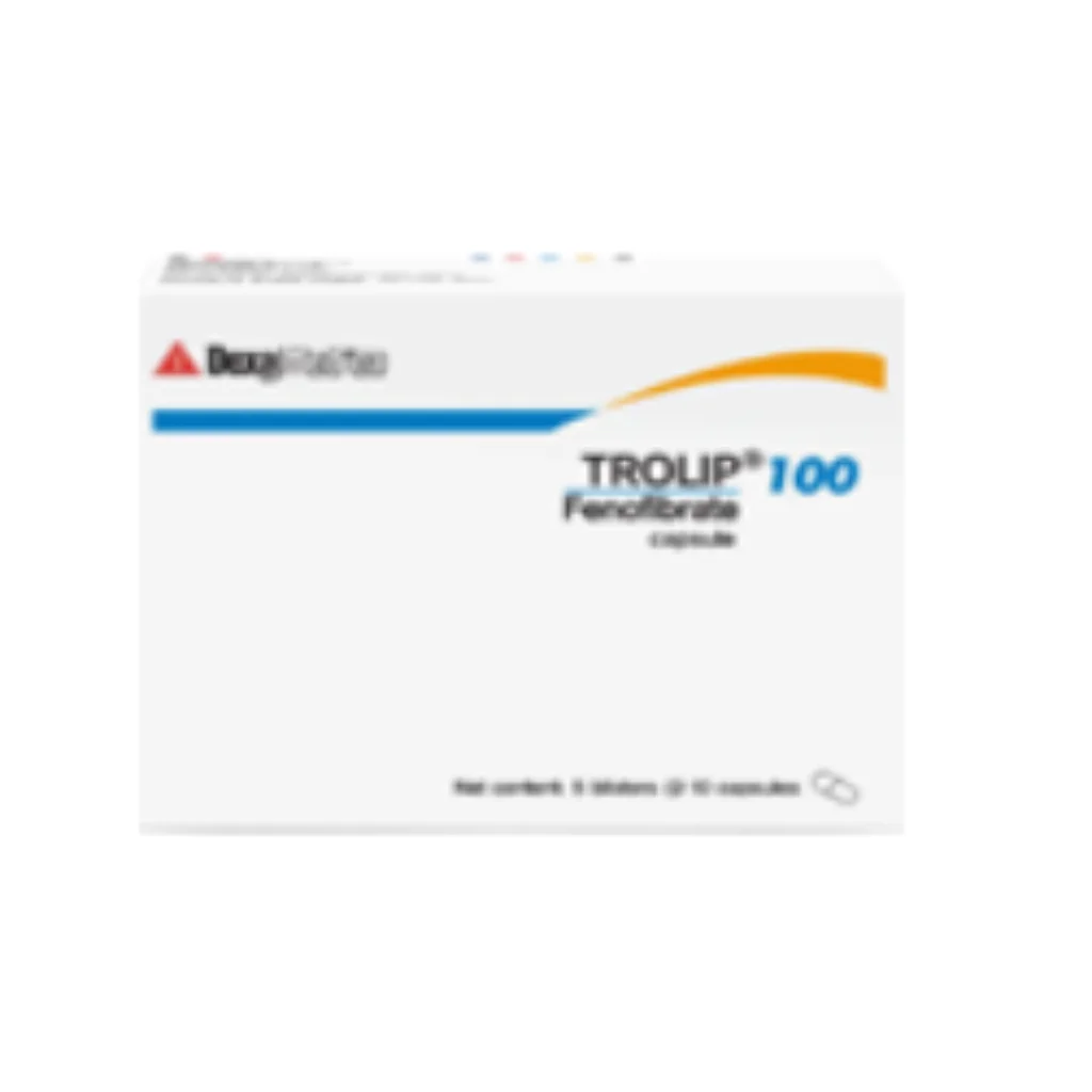 Trolip 100mg (Fenofibrate) — available at pharmacies in Cambodia on PharmKulen