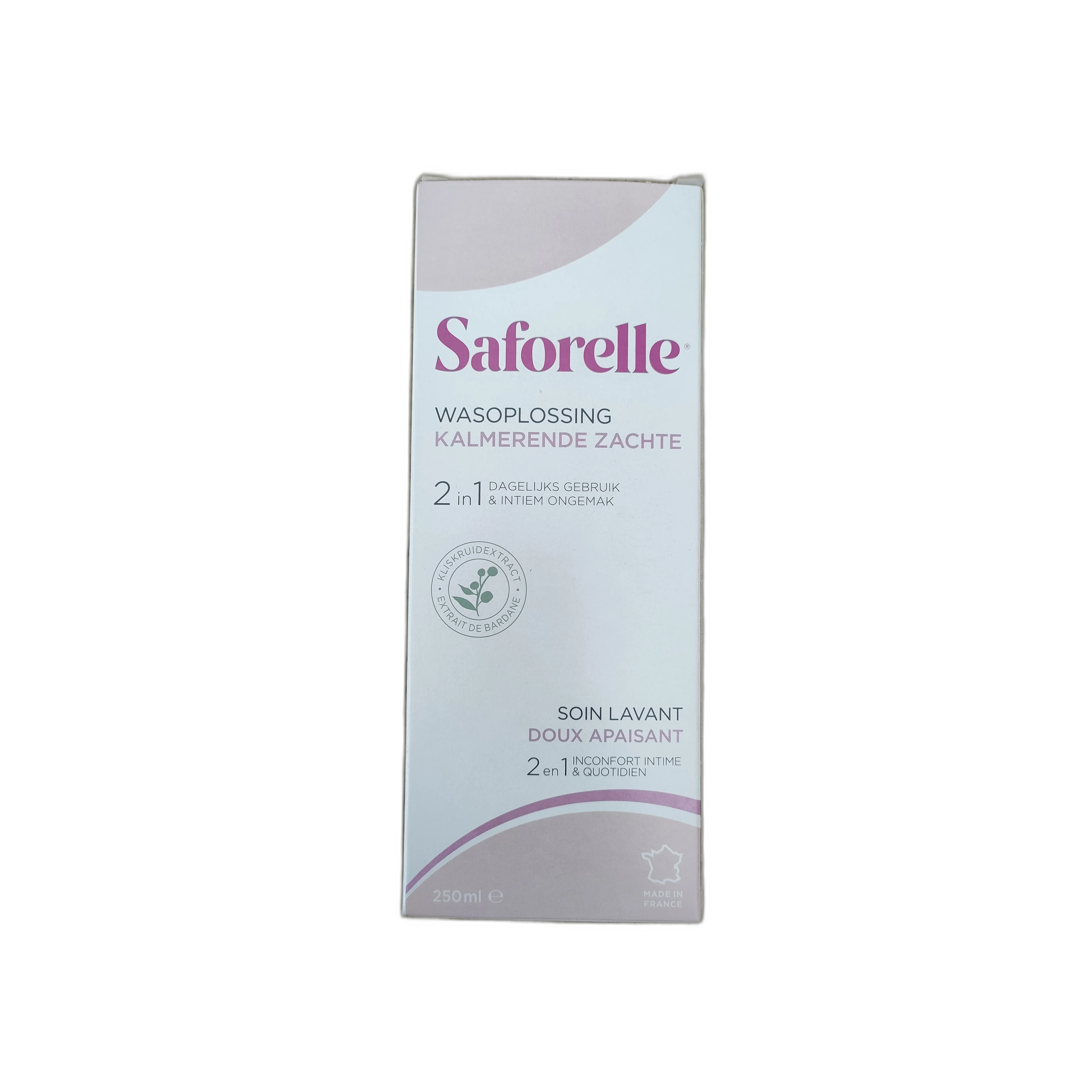 Saforelle Gentle Soothing Cleansing Care 250ml — available at pharmacies in Cambodia on PharmKulen