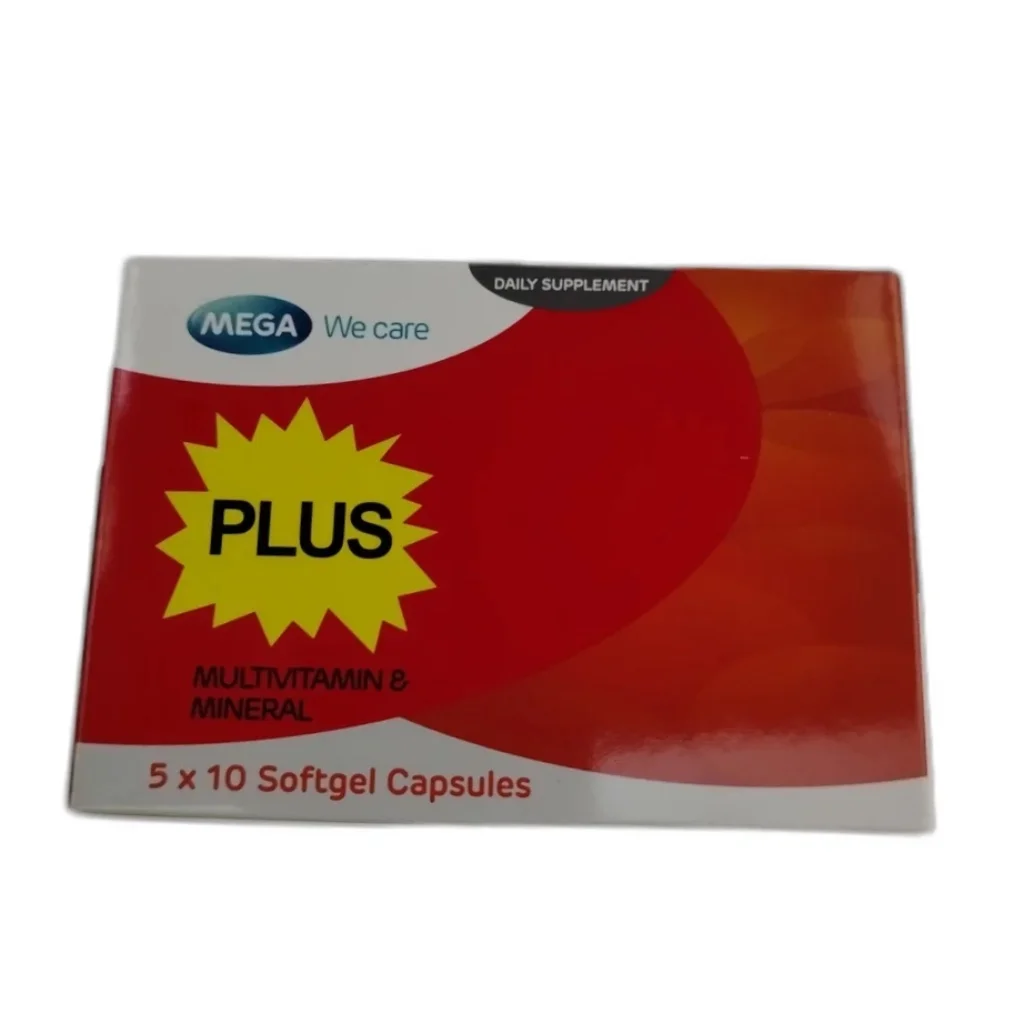 Mega PLUS Multivitamin & Mineral — available at pharmacies in Cambodia on PharmKulen