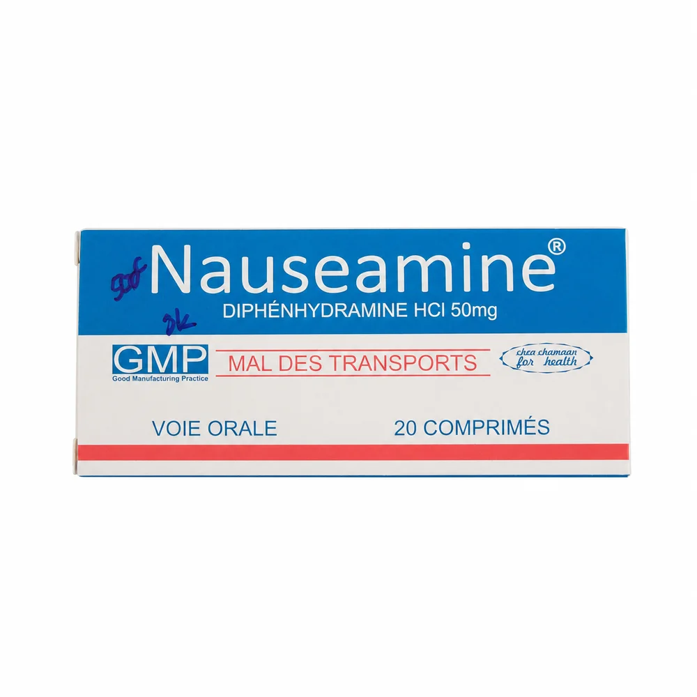 Nauseamine — available at pharmacies in Cambodia on PharmKulen