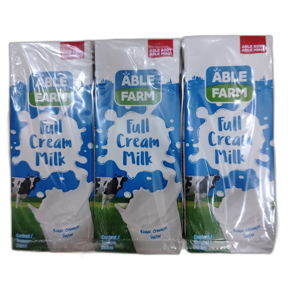 Able Farm Full Cream Milk — available at pharmacies in Cambodia on PharmKulen