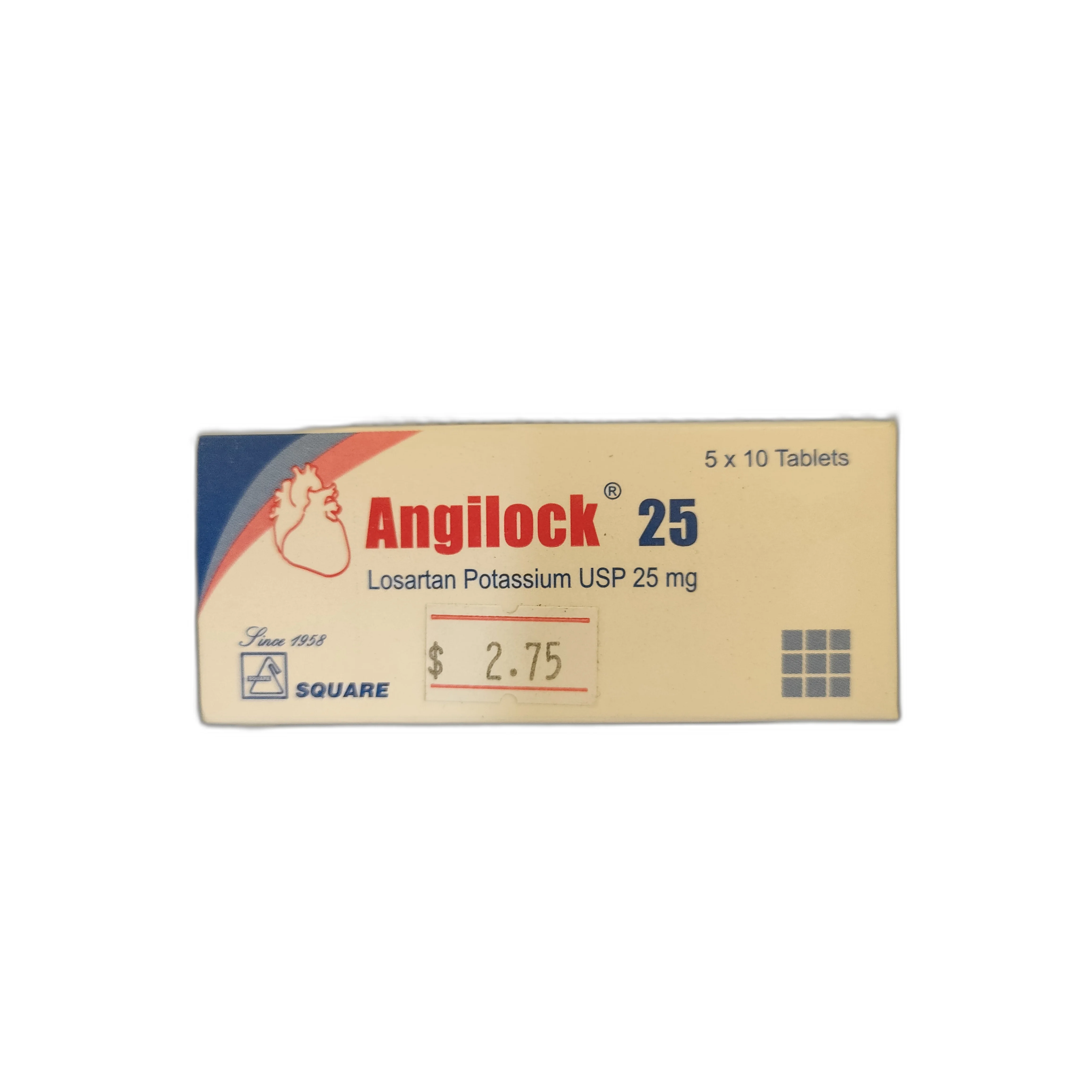 Angilock 25 — available at pharmacies in Cambodia on PharmKulen