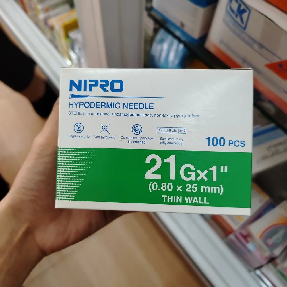 Nipro Hypodermic Needle — available at pharmacies in Cambodia on PharmKulen