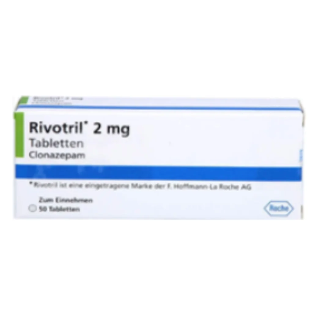 Rivotril 2mg (Clonazepam) — available at pharmacies in Cambodia on PharmKulen