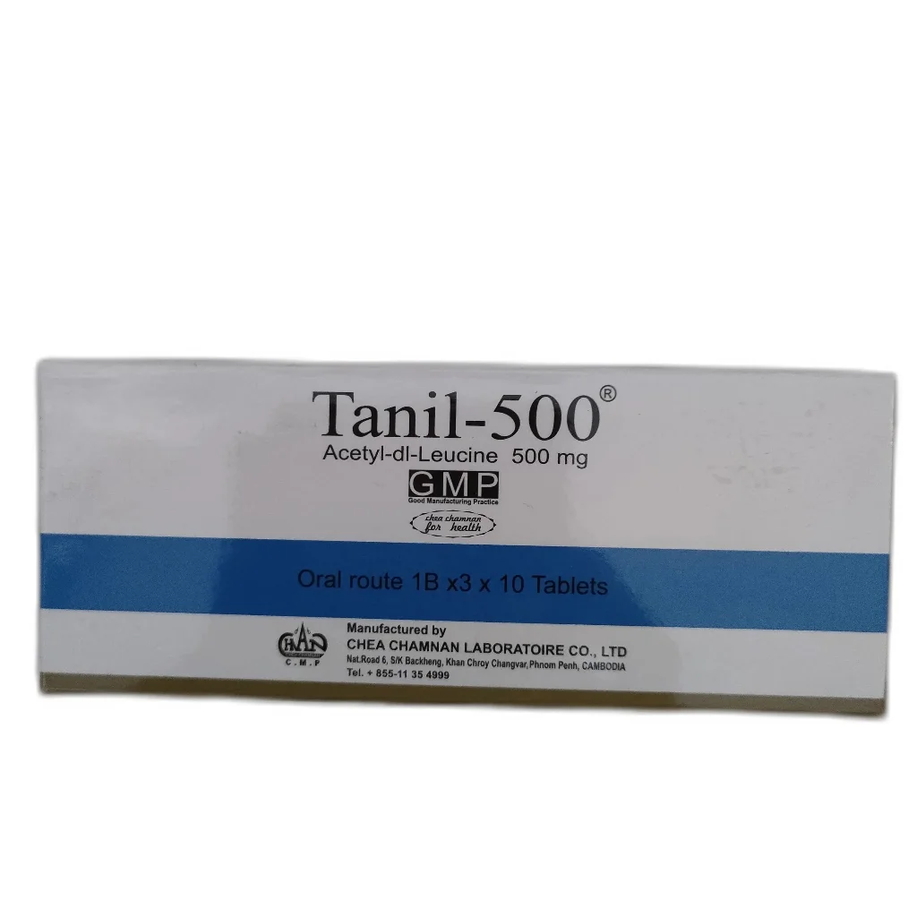 Tanil-500 — available at pharmacies in Cambodia on PharmKulen