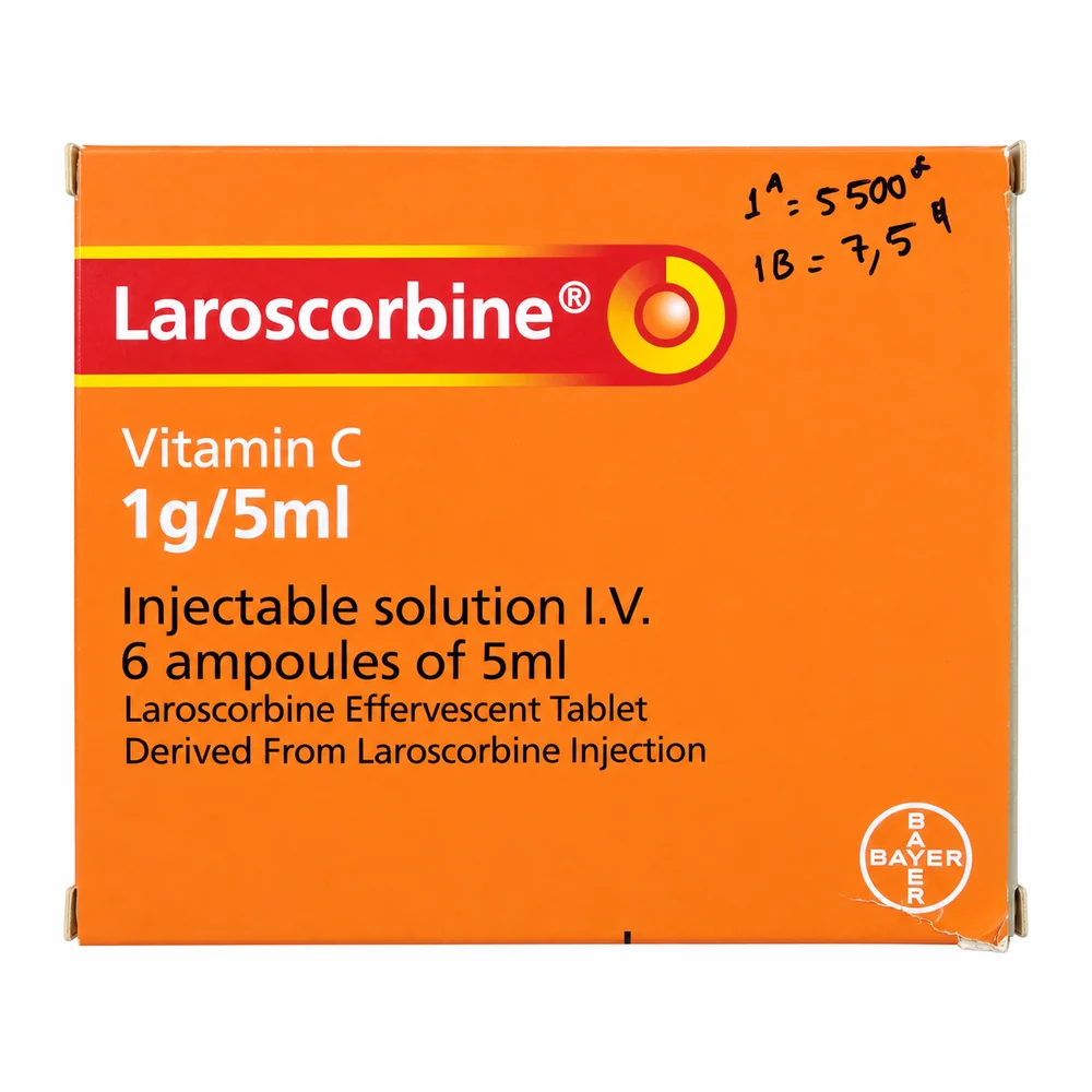 Laroscorbine — available at pharmacies in Cambodia on PharmKulen