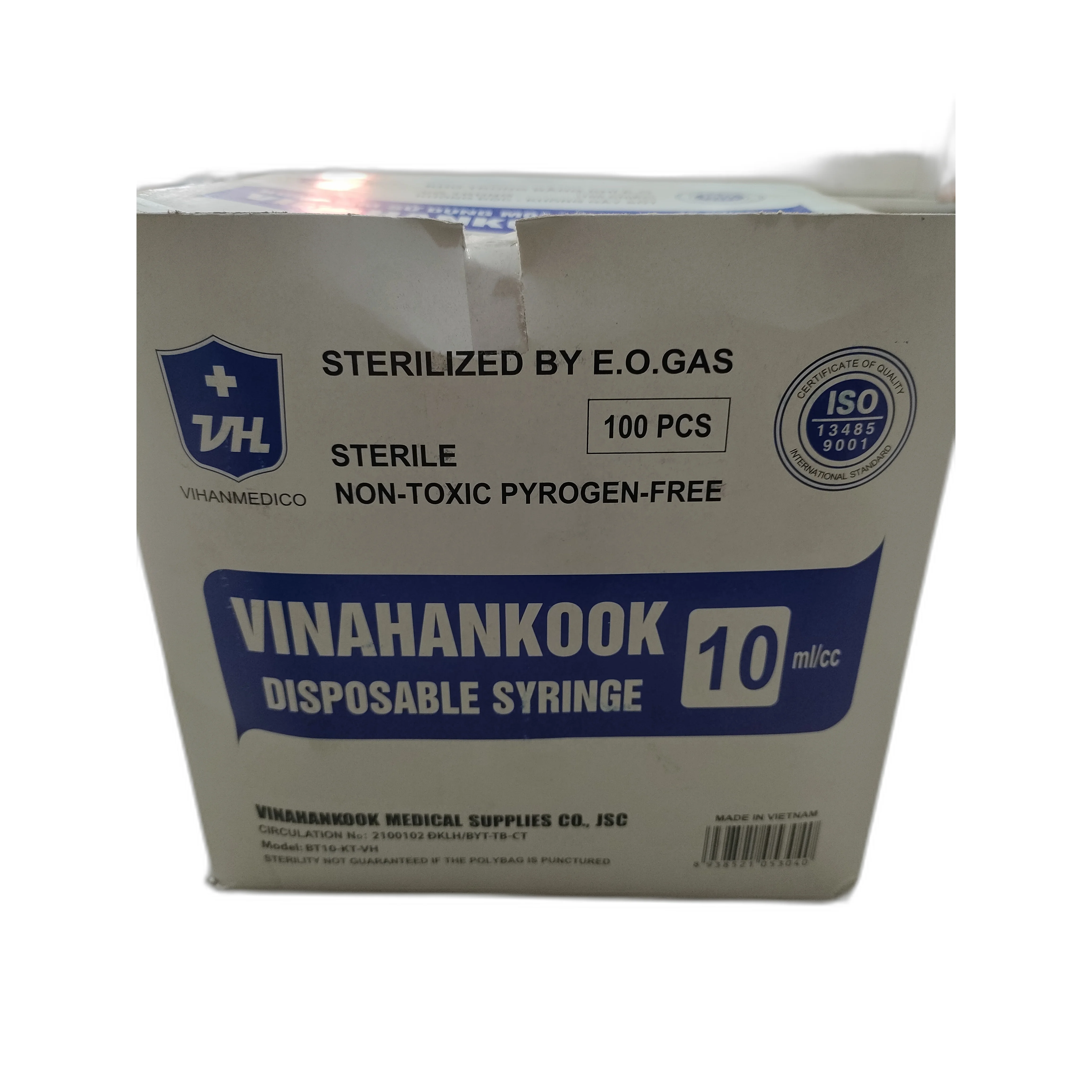 Vinahankook 10ml Disposable Syringe — available at pharmacies in Cambodia on PharmKulen