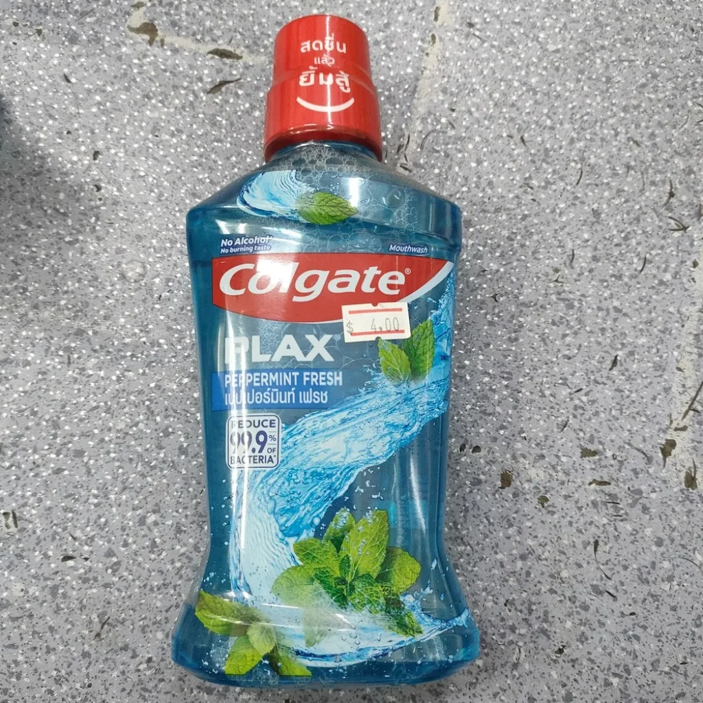Colgate Plax Peppermint Fresh Mouthwash 500ml — available at pharmacies in Cambodia on PharmKulen