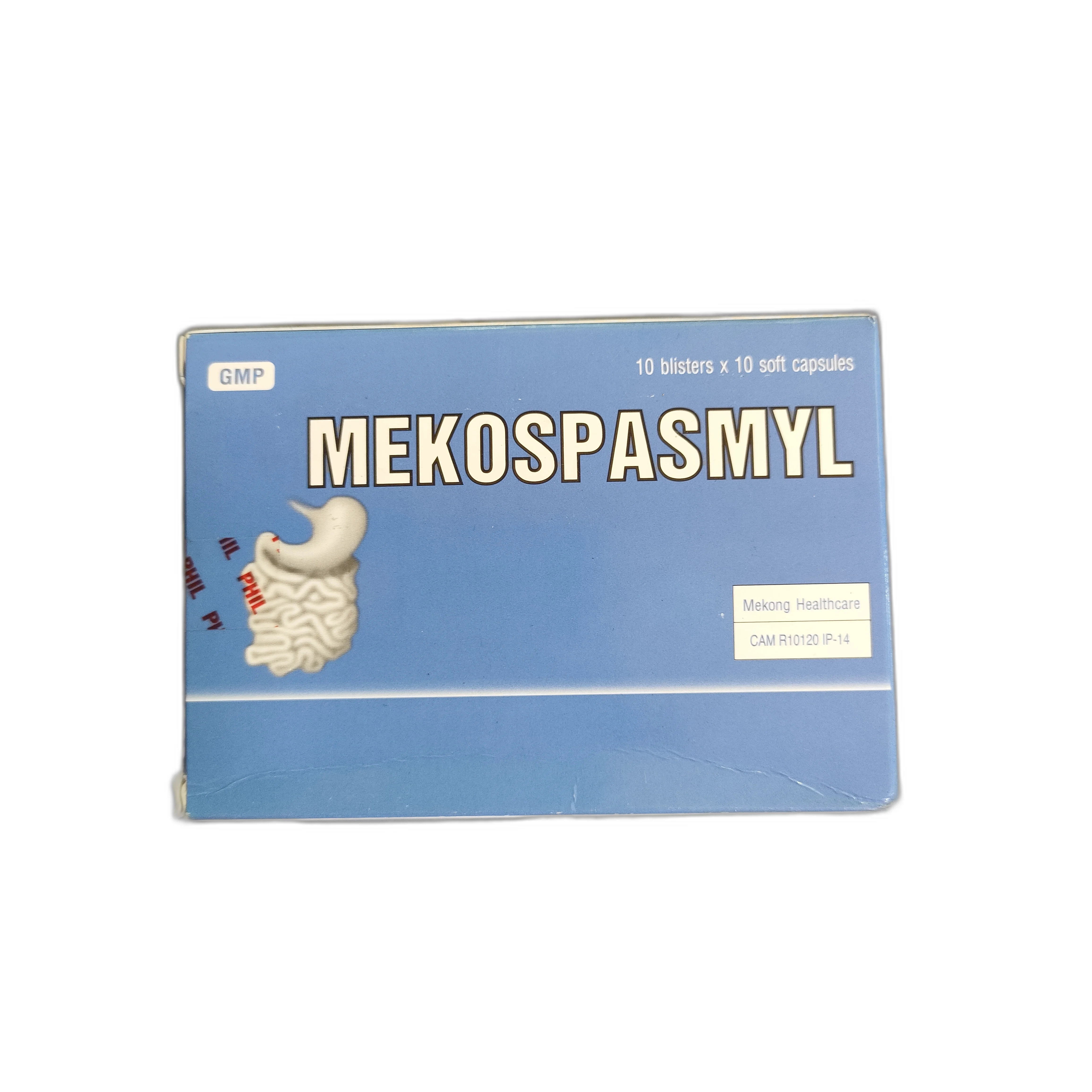 Mekospasmyl — available at pharmacies in Cambodia on PharmKulen