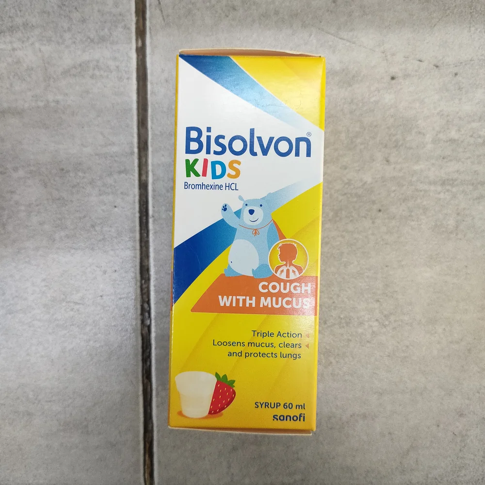 Bisolvon Kids — available at pharmacies in Cambodia on PharmKulen
