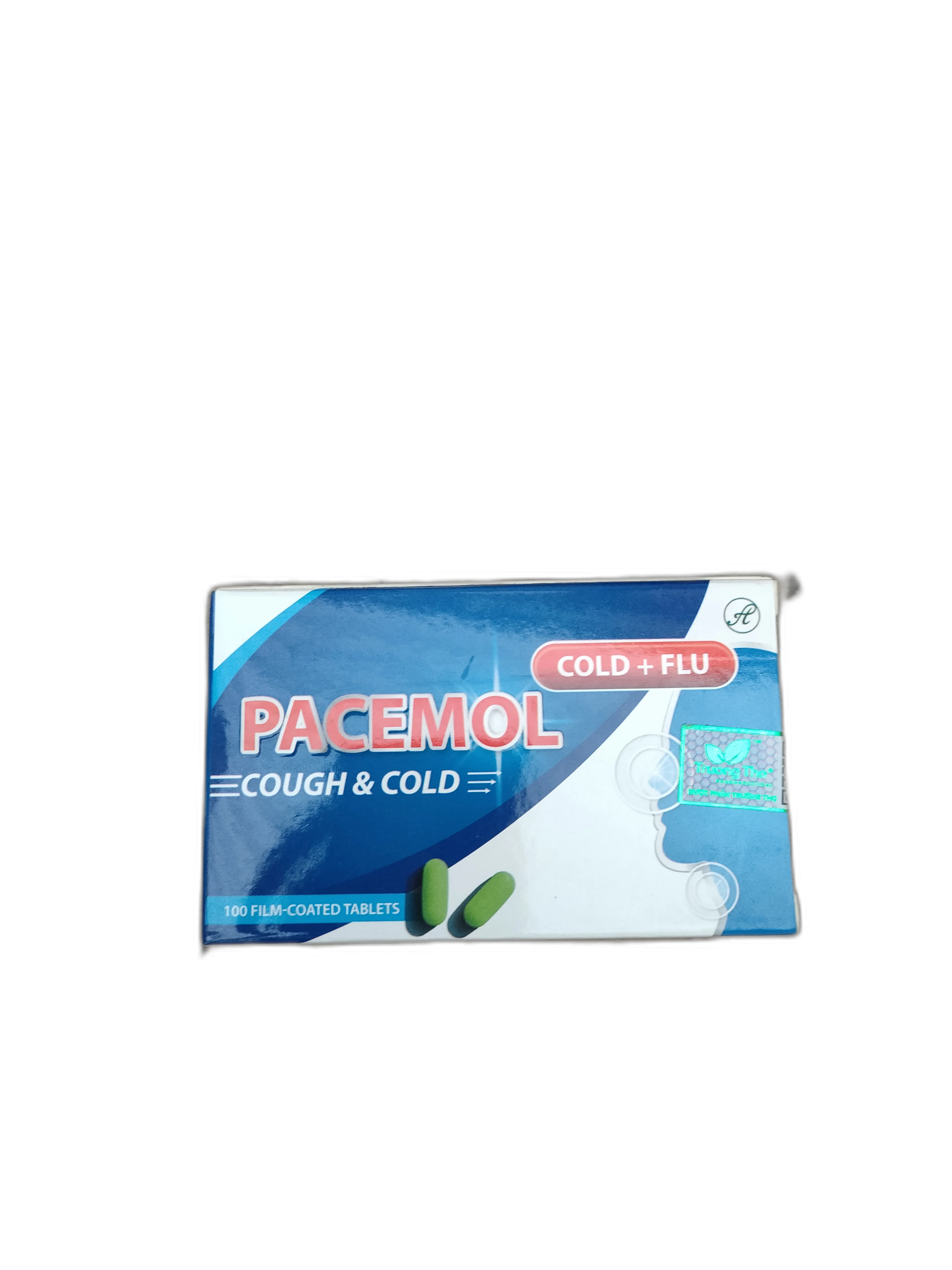 Pacemol Cold Flu Tablet — available at pharmacies in Cambodia on PharmKulen