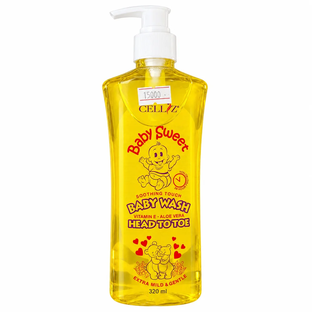 Celliz Baby Sweet Soothing Touch Baby Wash — available at pharmacies in Cambodia on PharmKulen