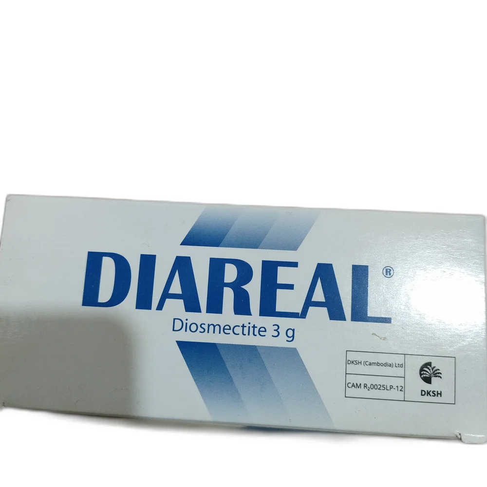 Diareal — available at pharmacies in Cambodia on PharmKulen