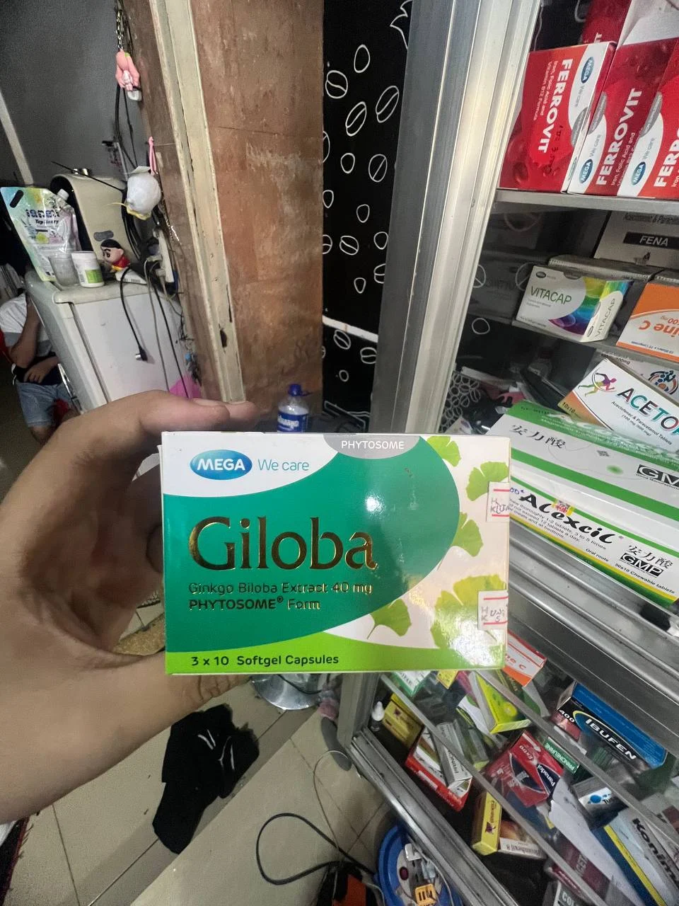 Giloba — available at pharmacies in Cambodia on PharmKulen
