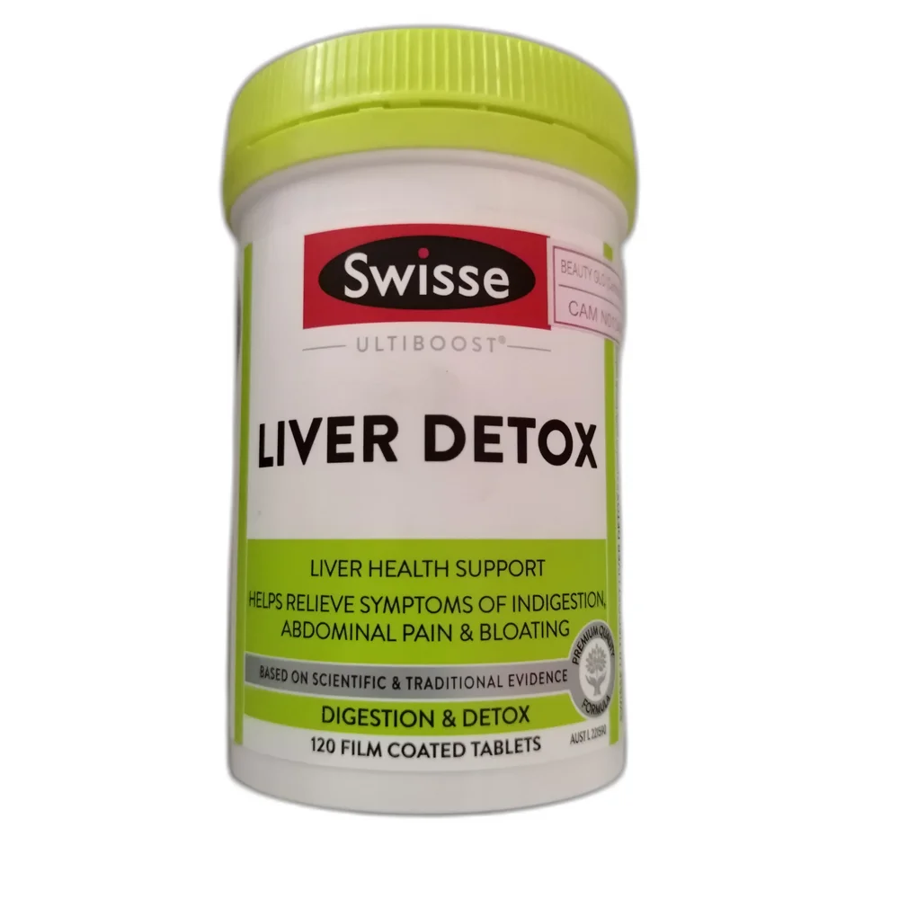 Swisse Ultiboost Liver Detox — available at pharmacies in Cambodia on PharmKulen