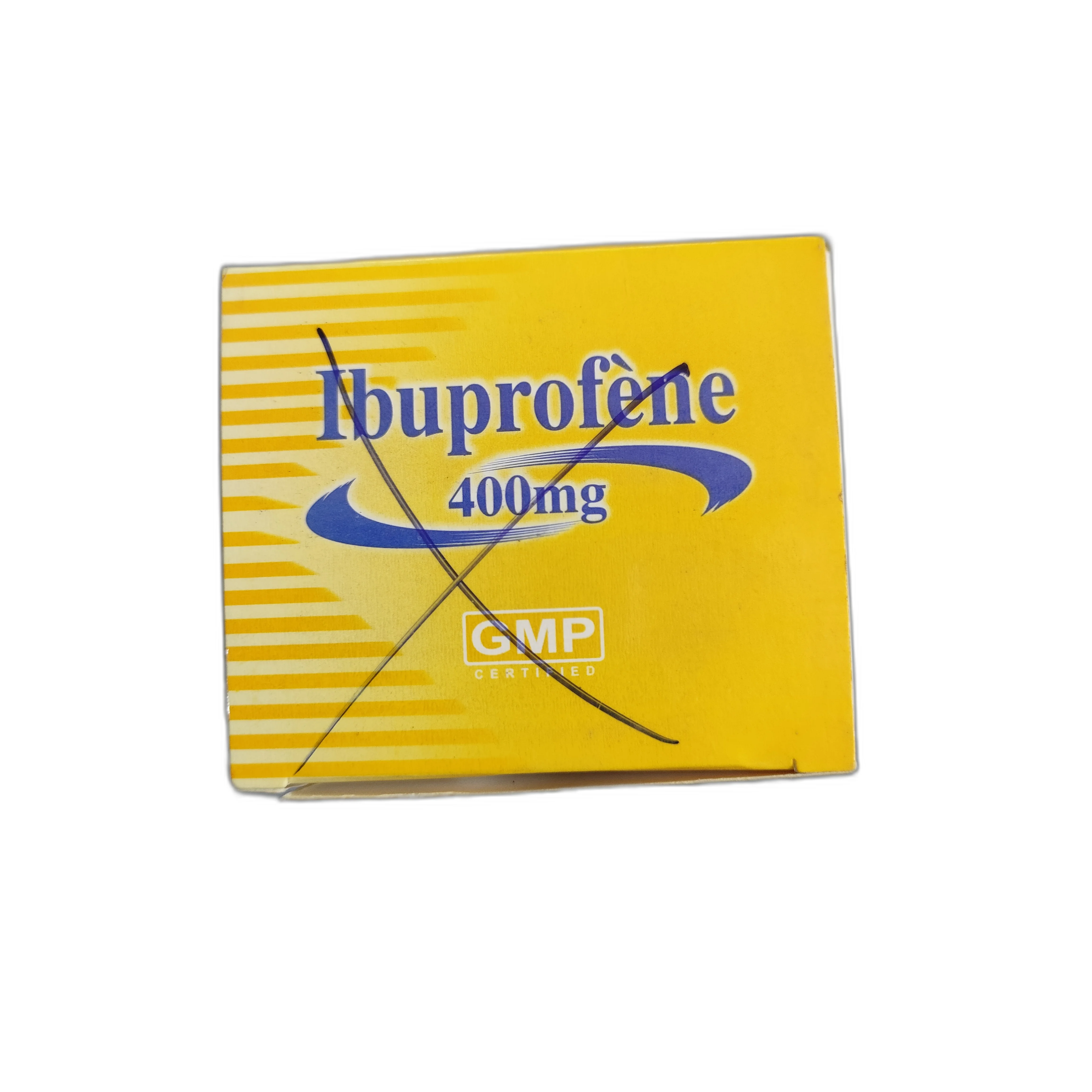 Ibuprofen 400mg tablets — available at pharmacies in Cambodia on PharmKulen