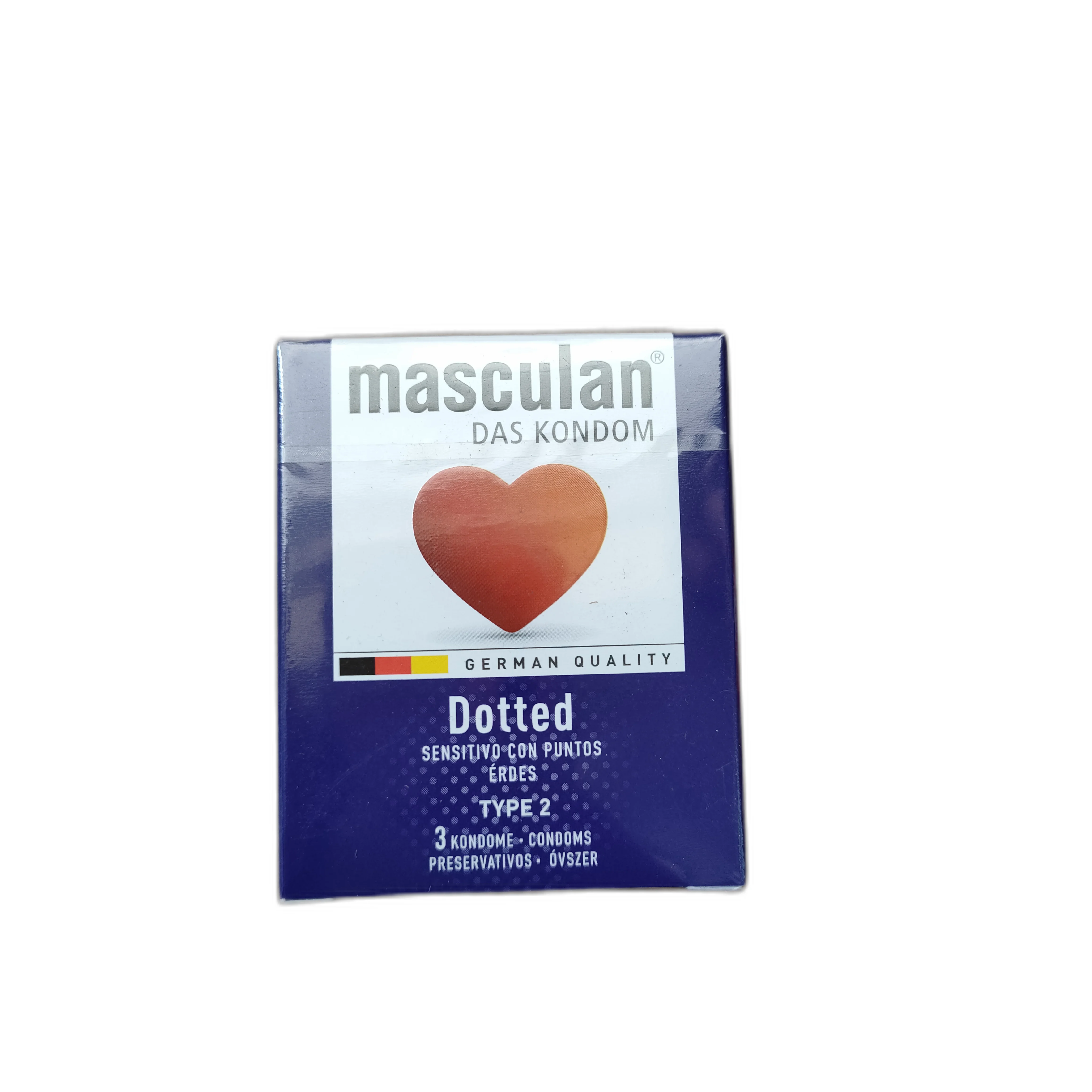 Masculan Dotted — available at pharmacies in Cambodia on PharmKulen