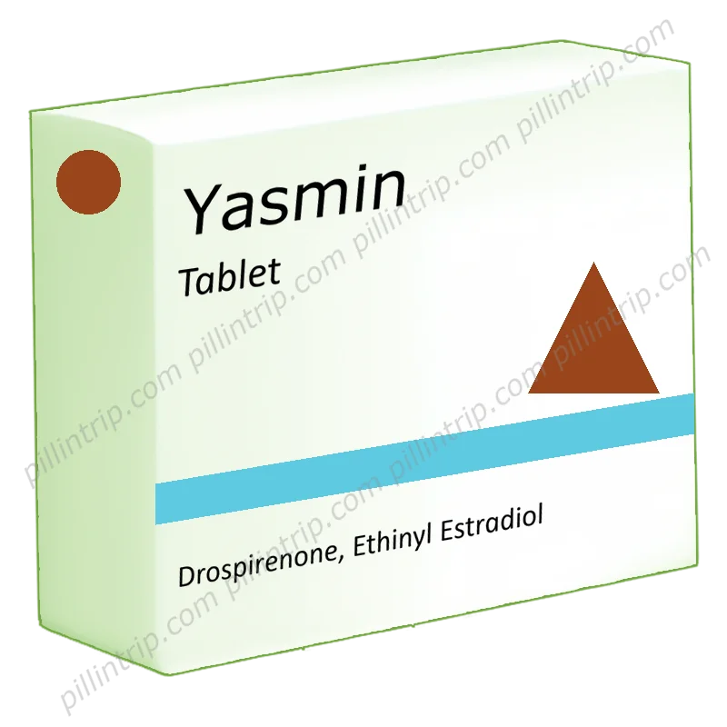 Yasmin — available at pharmacies in Cambodia on PharmKulen