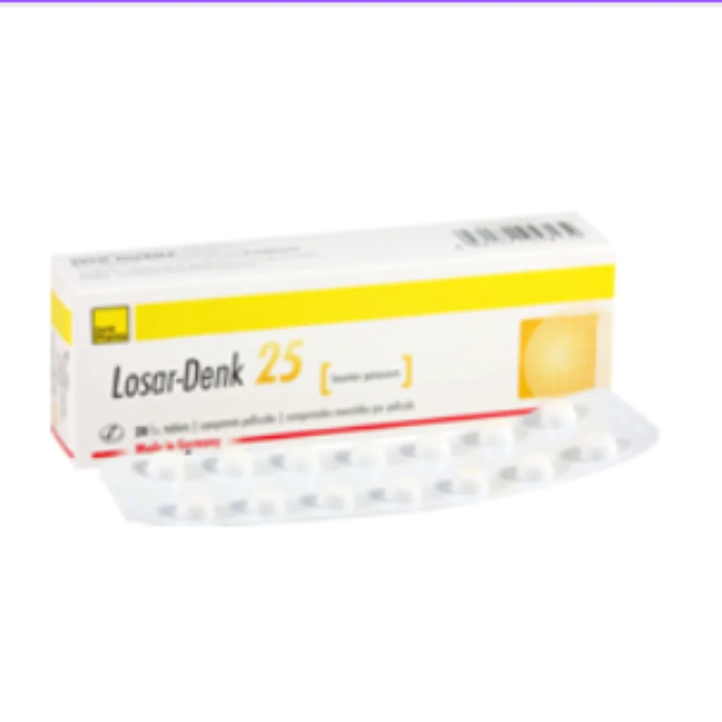 Losar-Denk 25mg (Losartan) — available at pharmacies in Cambodia on PharmKulen