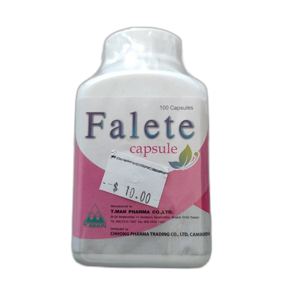 Falete Capsule — available at pharmacies in Cambodia on PharmKulen