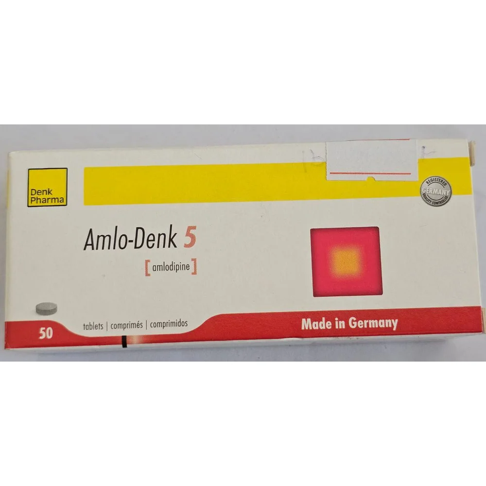 Amlo-Denk 5 — available at pharmacies in Cambodia on PharmKulen