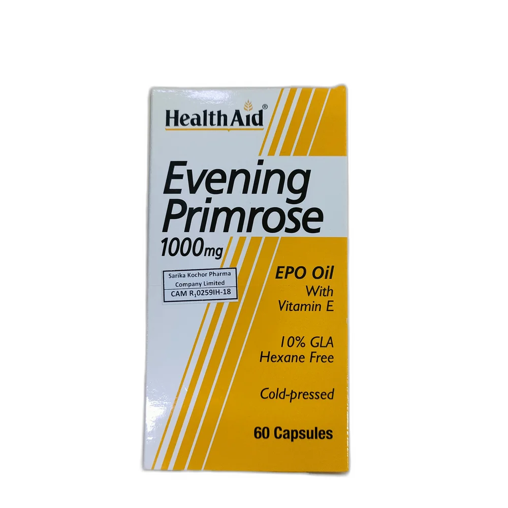 HealthAid Evening Primrose — available at pharmacies in Cambodia on PharmKulen