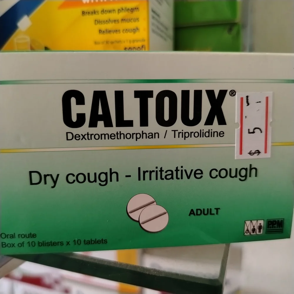 Caltoux (Adult Tablet) — available at pharmacies in Cambodia on PharmKulen