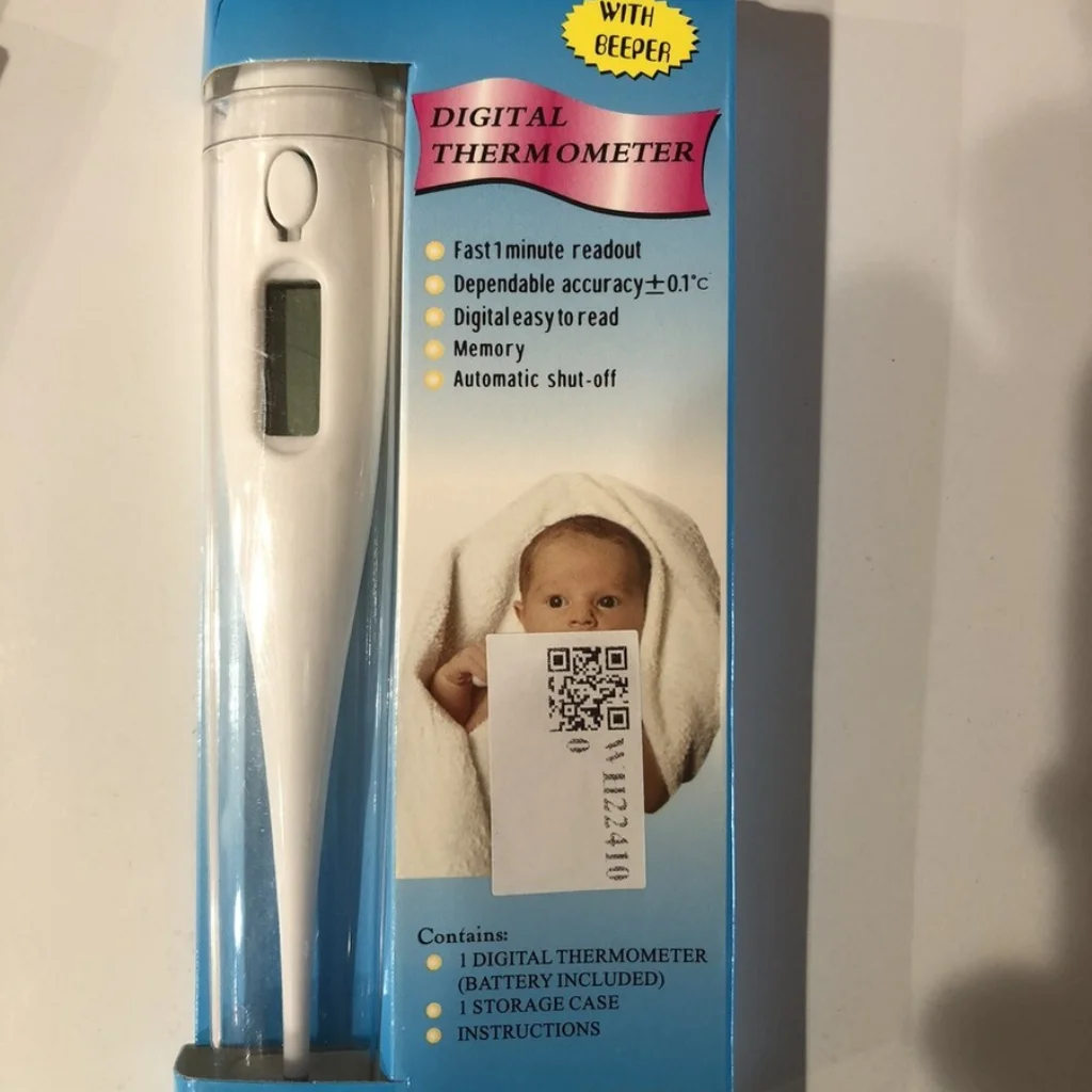 Digital Thermometer Model KT-DT4B — available at pharmacies in Cambodia on PharmKulen
