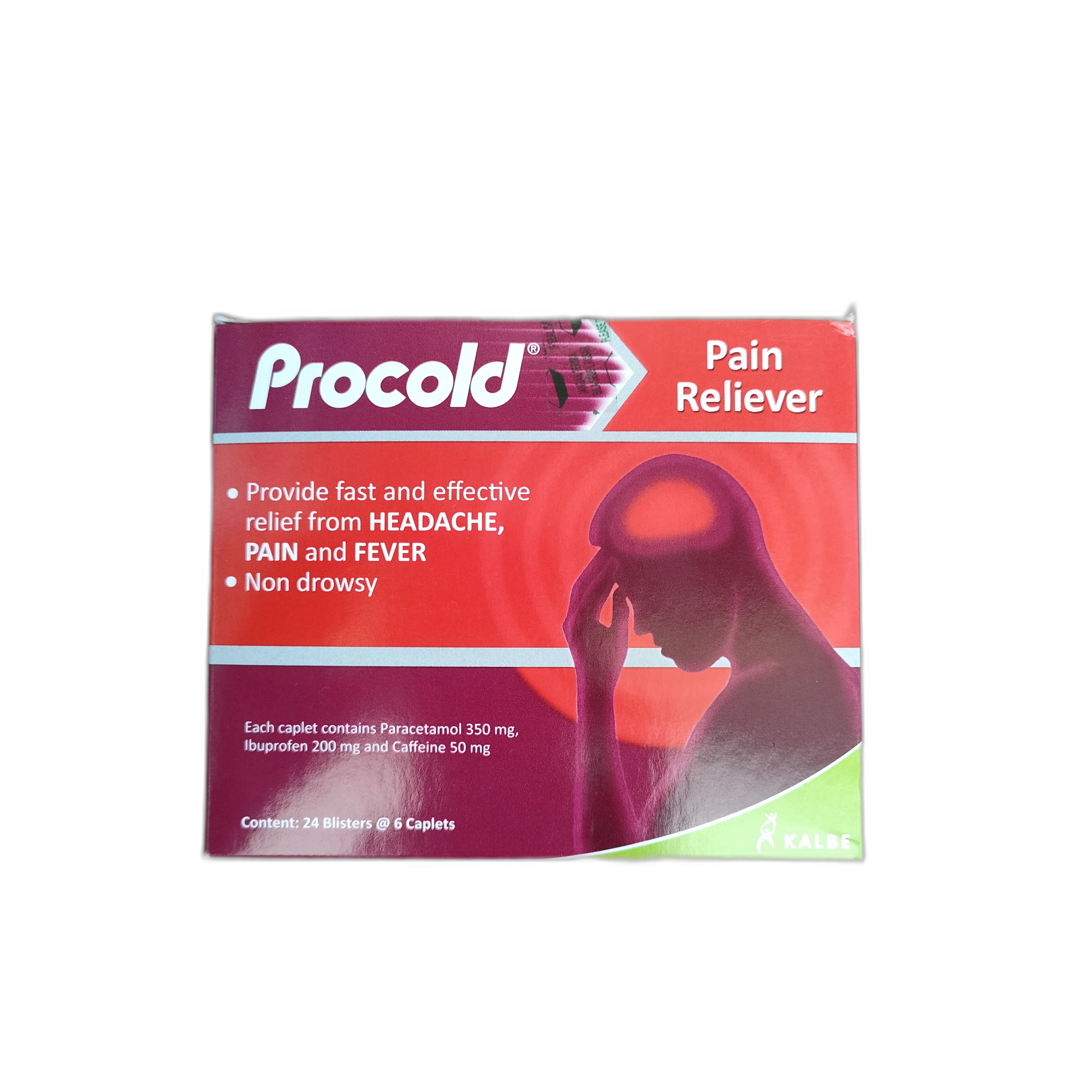 Procold Pain Reliever — available at pharmacies in Cambodia on PharmKulen