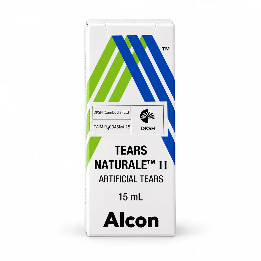 Tears Naturale II — available at pharmacies in Cambodia on PharmKulen