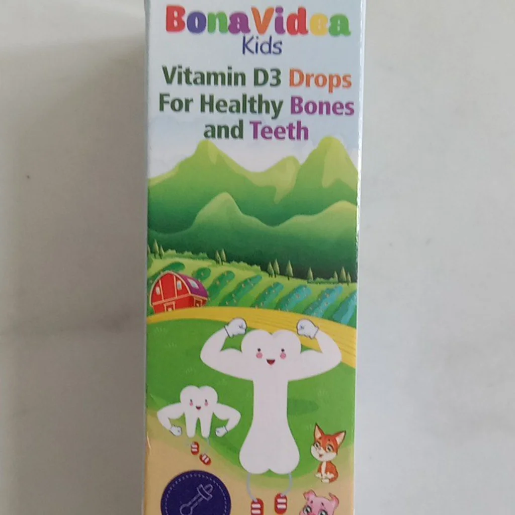 BonaVidea Kids Vitamin D3 Drops — available at pharmacies in Cambodia on PharmKulen