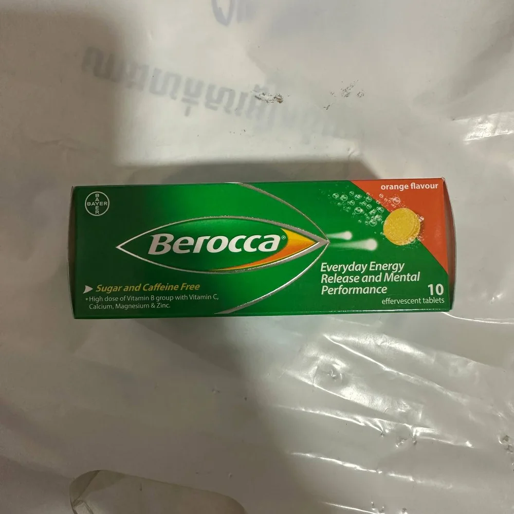 Berocca — available at pharmacies in Cambodia on PharmKulen