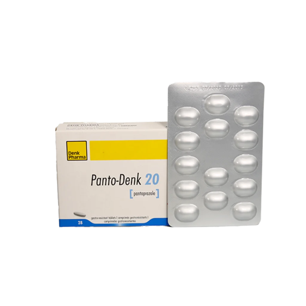 Panto-Denk 20 — available at pharmacies in Cambodia on PharmKulen