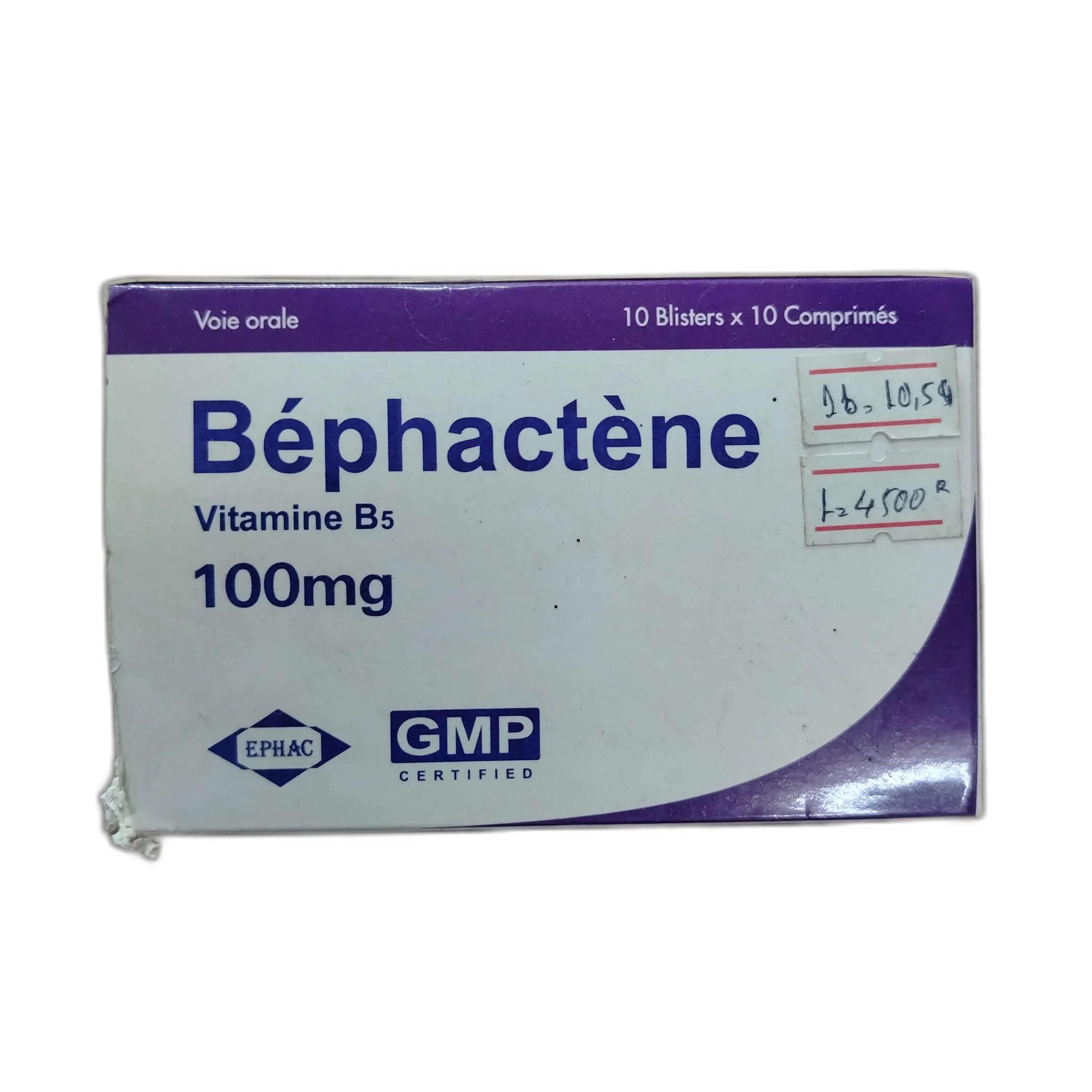 Béphactène — available at pharmacies in Cambodia on PharmKulen