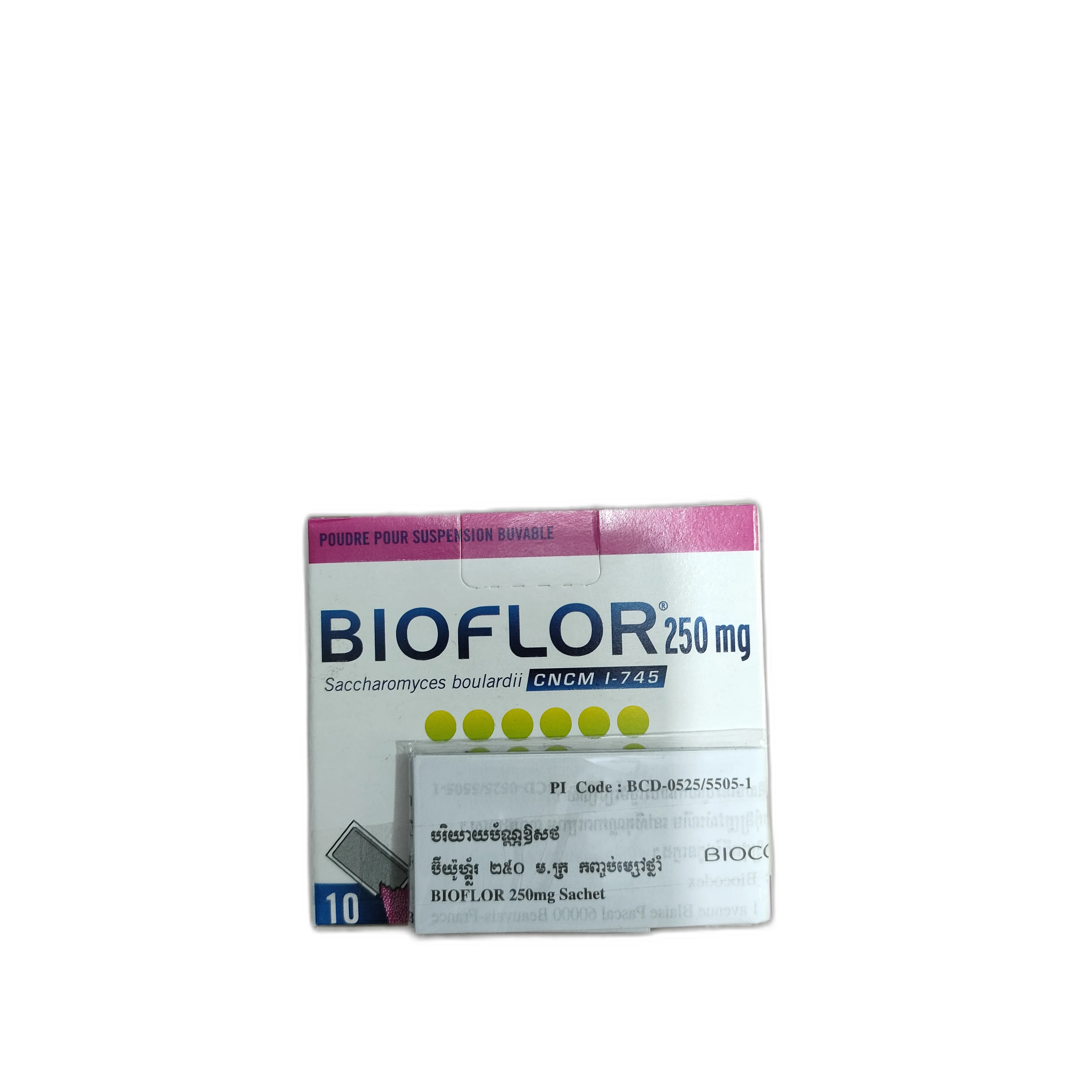 Bioflor 250 Sachet — available at pharmacies in Cambodia on PharmKulen