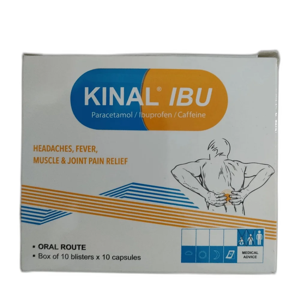 Kinal IBU — available at pharmacies in Cambodia on PharmKulen