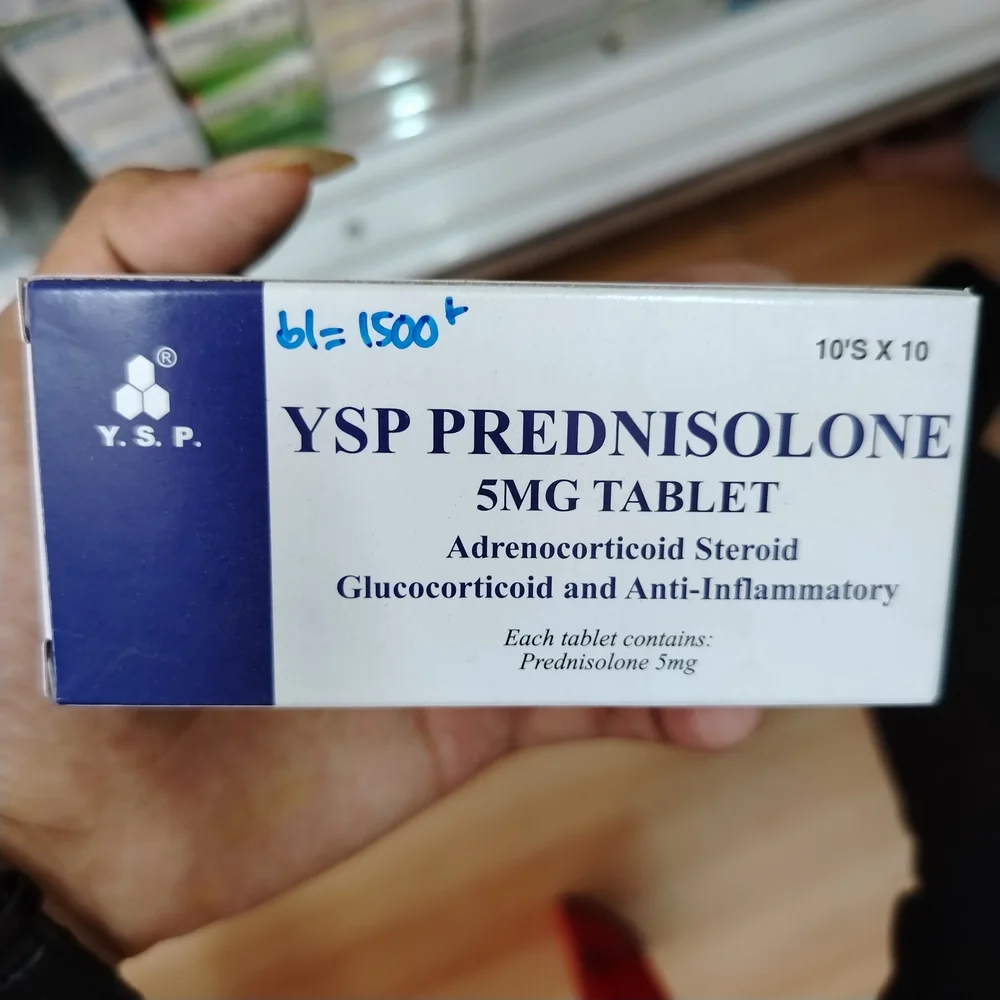 YSP Prednisolone — available at pharmacies in Cambodia on PharmKulen