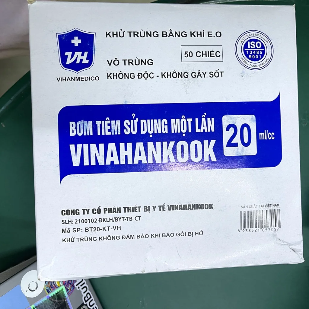 Vinahankook syringe — available at pharmacies in Cambodia on PharmKulen